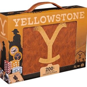Yellowstone Brown Poker Set
